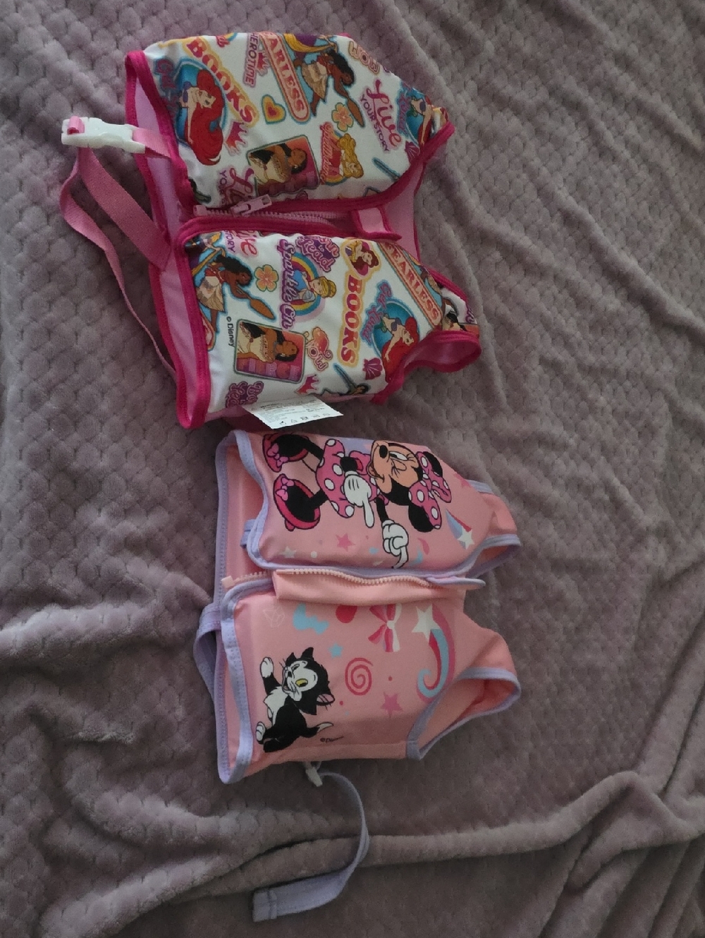 Disney Pink Minnie Mouse Kids Swim Floatation Vest Set